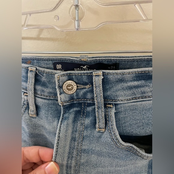 ✨Women’s Hollister Jeans Ultra Hi Rise Skinny Ankle Size 0R - Picture 5 of 9
